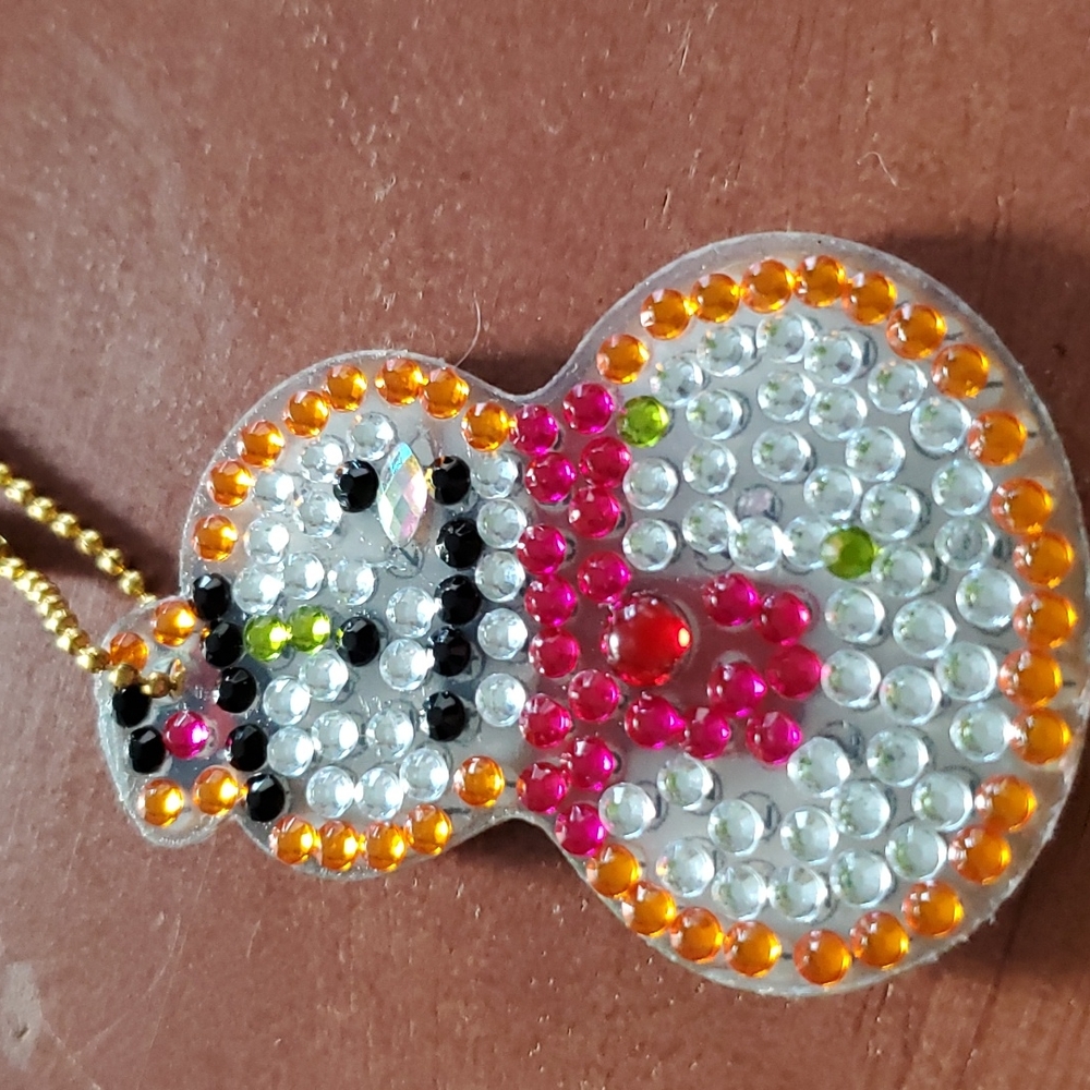 Colorful Snowman Key Holder